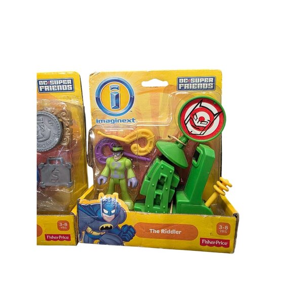 DC Comics Super Friends Two face, Riddler, The Joker & Harley Quinn New - Picture 4 of 10